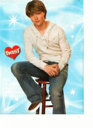 Sterling Knight teen magazine pinup on a stool Twist