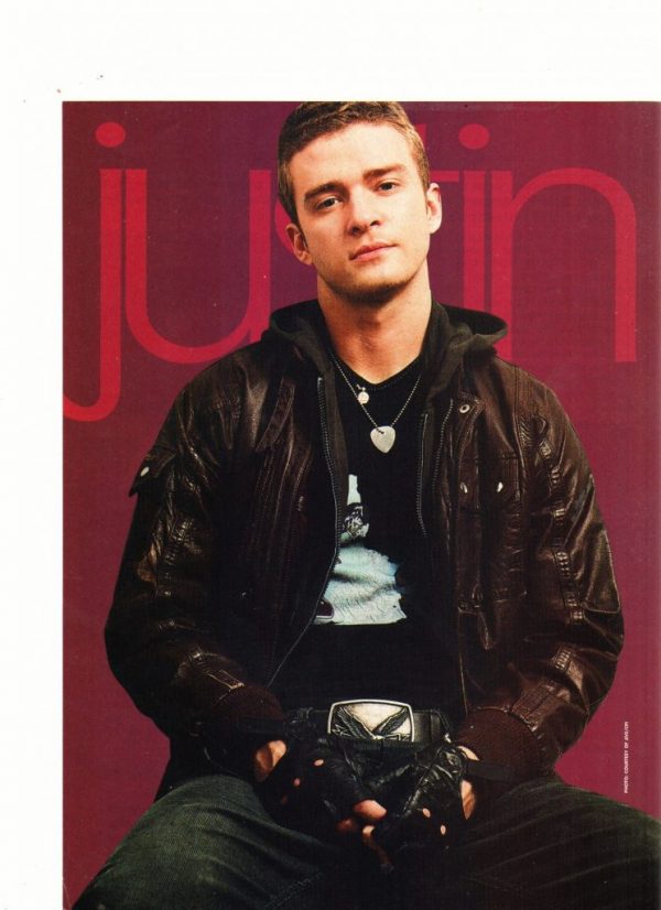 Justin Timberlake teen magazine pinup Nsync tight jeans