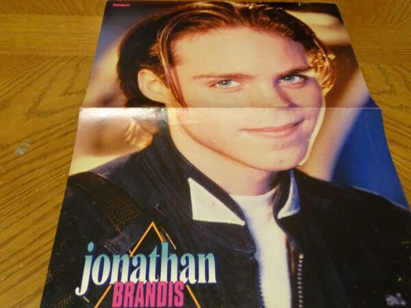 Jonathan Brandis wearing a Seaquest jacket Bravo teen idol poster