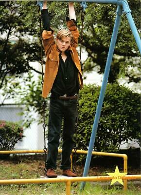 Leonardo Dicaprio swing playground young boy