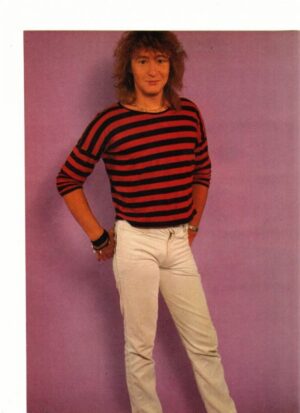 Julian Lennon teen magazine pinup white jeans