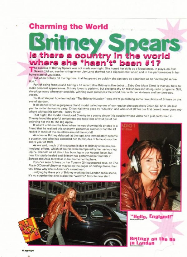 Britney Spears pop princess 90's teen idol