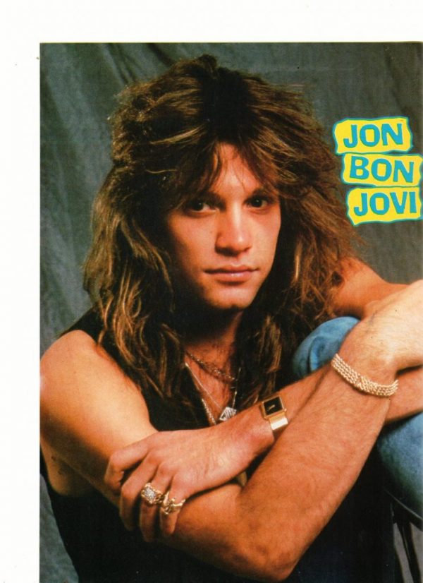 Jon Bon Jovi 80's rocker