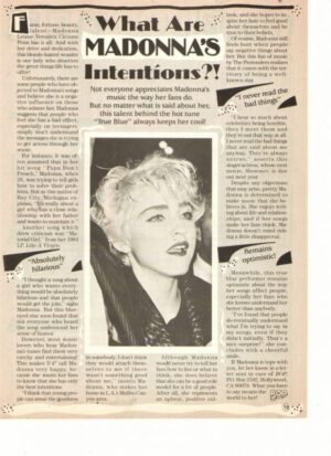 Madonna what intentions Bop