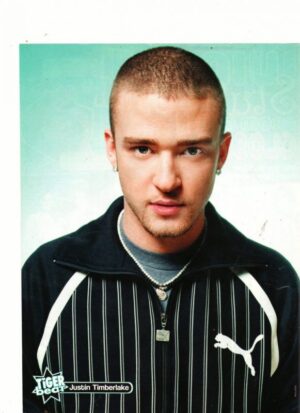 Justin Timberlake teen magazine pinup Nsync Puma shirt Tiger Beat