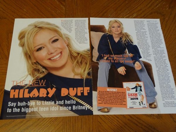 hILARY dUFF BIGGEST TEEN IDOL pOP STAR MAGAZINE