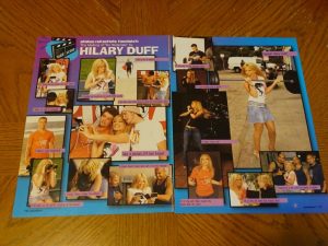 Hilary Duff teen magazine clipping working out So yesterday video shoot Pop Star