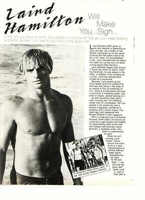 Laird Hamilton teen magazine pinup clipping shirtless beach North Shore