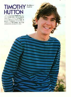 Timothy Hutton teen magazine pinup clipping blue shirt teen idol