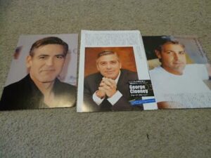 George Clooney magazine pinup clipping lot Teen Beat The Peacemaker