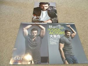 Hugh Jackman teen magazine pinup clipping lot The Wolverine biceps