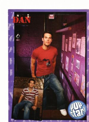 Dan Miller O-town teen magazine pinup dark room Pop Star