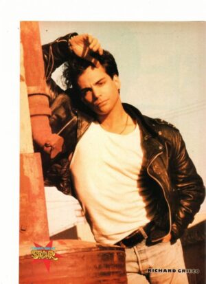 Richard Grieco bulge tight jeans leaning Star pinup