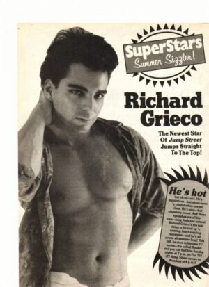 Richard Grieco shirtless male model