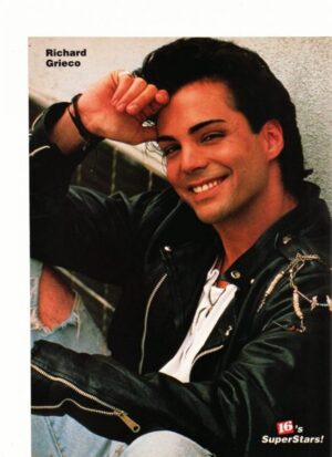 Richard Grieco ripped jeans