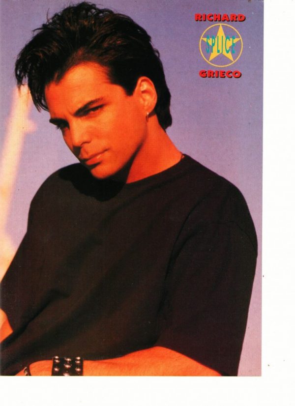 Richard Grieco teen magazine pinup Splice magazine sun set