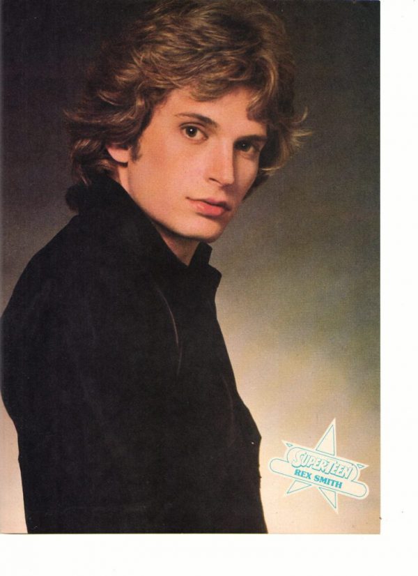 Rex Smith black shirt Superteen