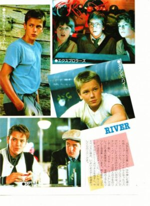 River Phoenix teen magazine pinup Stand by Me movie collage