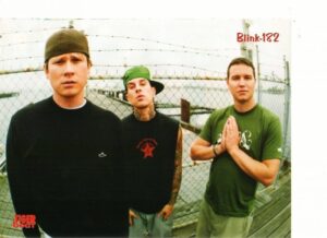 Blink 182 chain fence outside