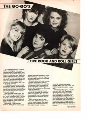 The Go Go's article