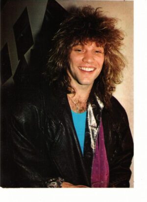 Jon Bon Jovi teen magazine pinup looks tired Dream Guys