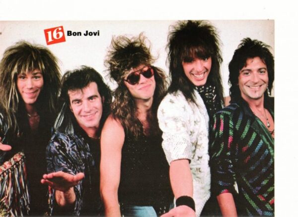 Jon Bon Jovi hands out pose