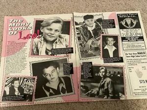 Leonardo Dicaprio Hanson teen magazine article clipping many looks of Leo