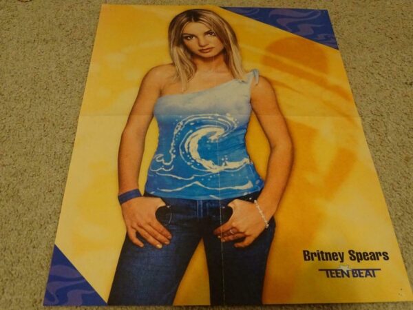 Britney Spears Backstreet Boys teen magazine poster clipping tight jeans