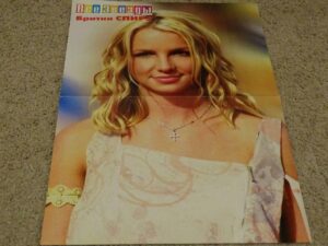 Britney Spears Green Day teen magazine poster clipping white shirt Circus