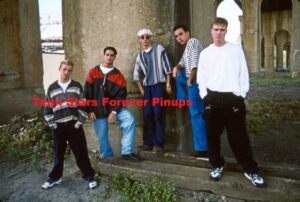Backstreet Boys 1995 Cleveland photo shoot teen magazine BSB alley