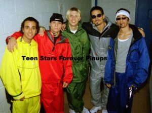 Backstreet Boys colorful jackets BSB 1997 boyband photo