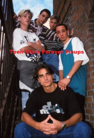 Backstreet Boys 4x6 or 8x10 photo pre fame 1994 Kevin Richardson Nick Carter Howie Dorough Brian Littrell AJ Mclean steps Florida Boyband