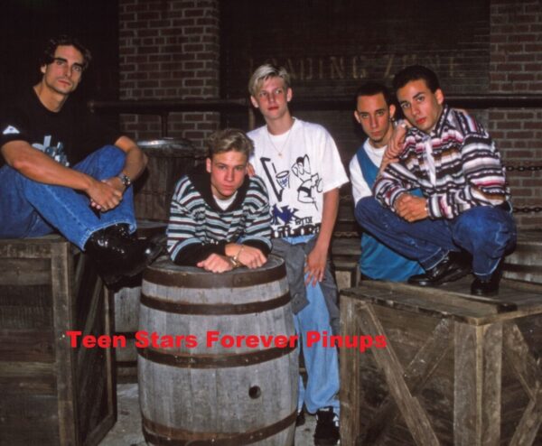 Backstreet Boys barrells 1994 photo BSB Black and Blue DNA tour