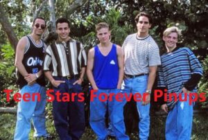 Backstreet Boys young prefame 1994 photo home backyard 90's boy band pics pix picture photo