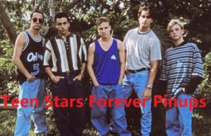 Backstreet Boys 4x6 or 8x10 photo pre fame 1994 outside sports shirt muscles Pix