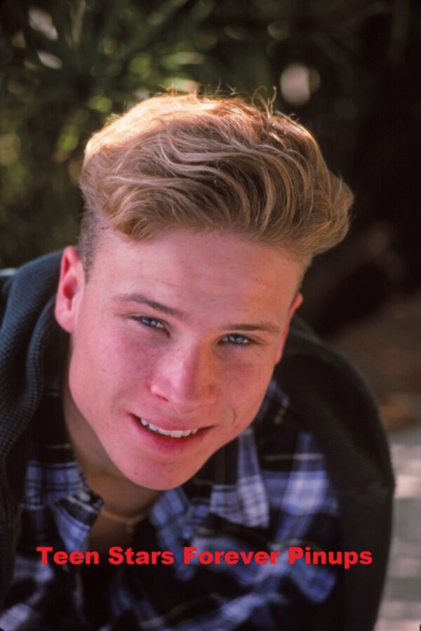 Brian Littrell Backstreet Boys 4x6 or 8x10 photo pre fame 1994 his house close up smile