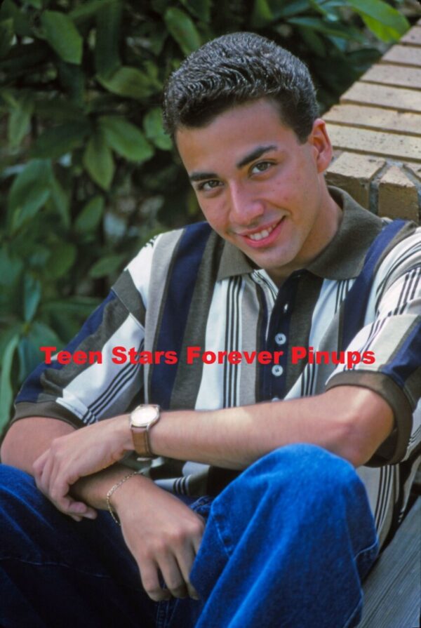 Howie Dorough outside sitting down pre fame photo
