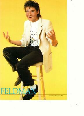 Corey Feldman teen magazine pinup clipping bar stool black pants Japan
