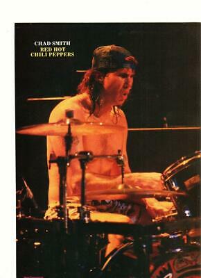 Red Hot Chili Peppers Chad Smith teen magazine pinup clipping shirtless drums