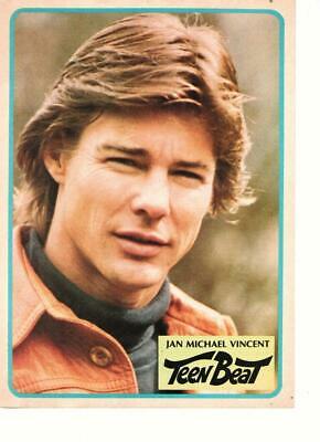 Jan Michael Vincent teen magazine pinup clipping outside Teen Beat