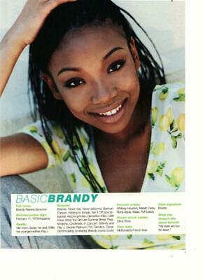 Brandy Josh Holland teen magazine pinup clipping Moshea Teen People
