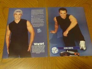 Kerr Smith teen magazine pinup clipping Dawson's Creek muscles hat Pop Star