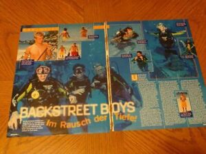 Backstreet Boys teen magazine clipping Beach shirtless Bravo wetsuit