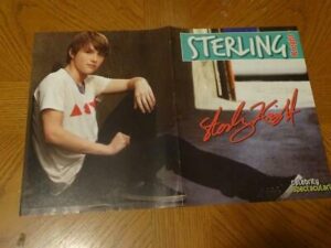 Sterling Knight Justin Bieber teen magazine poster clipping black jeans