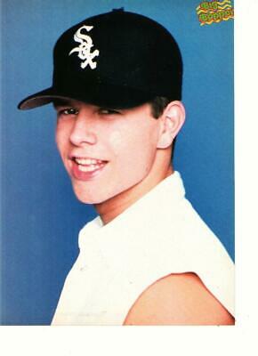 Marky Mark Wahlberg teen magazine pinup clipping baseball cap Big Bopper