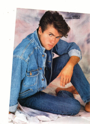 George Michael Dead barefoot tight jeans