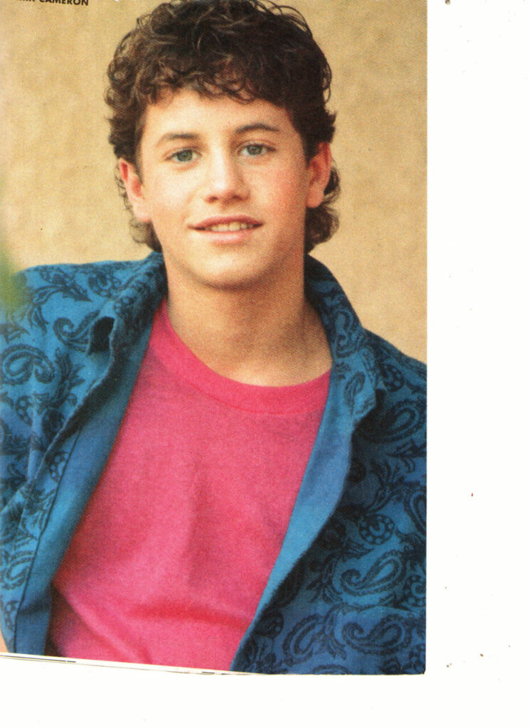 George Michael Kirk Cameron teen magazine pinup barefoot tight jeans ...