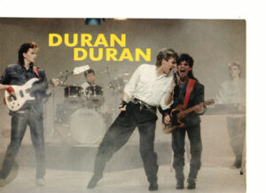 Duran Duran Power Station teen magazine pinup smokey stage