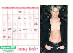Jeremy Jordan teen magazine pinup shirtless black jeans shirt