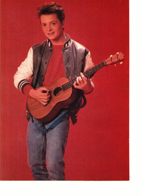 Michael J. fox guitar Back to the Future teen idol